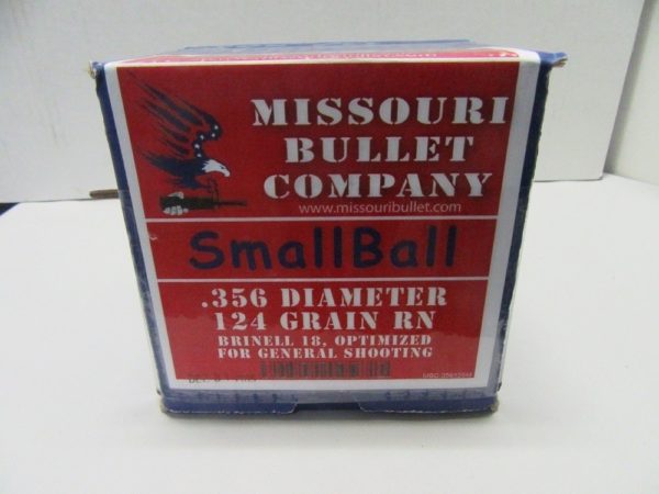 Missouri Bullet Co. - 9mm (.356) 124gr LEAD SMALLBALL 500/Box