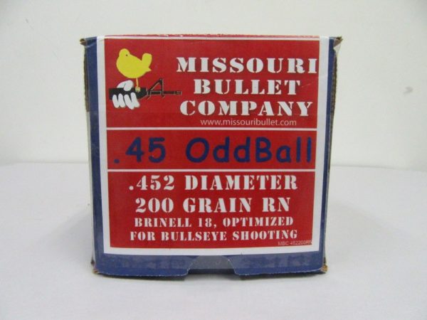 Missouri Bullet Co - 45 cal (.452) 200gr RNFB Oddball /500