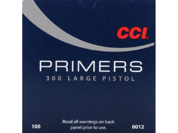 CCI - PRIMER #300 LARGE PISTOL 100/SLEEVE
