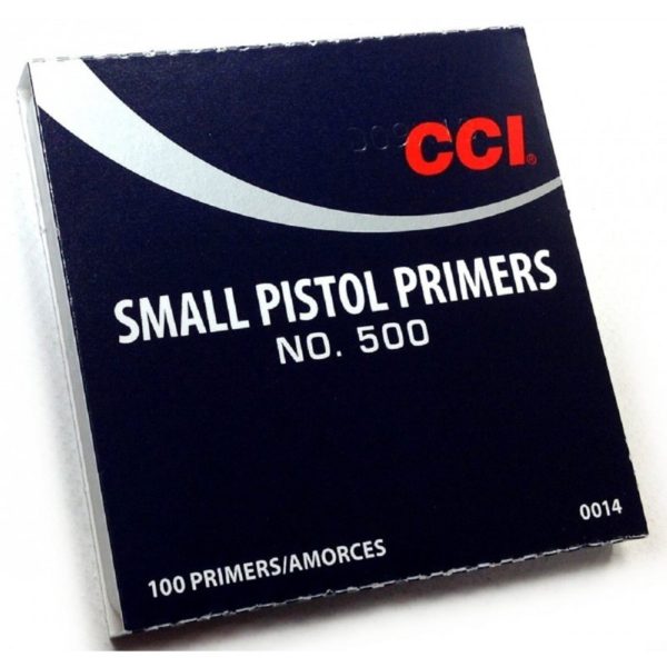CCI - PRIMER #500 SMALL PISTOL 100/SLEEVE
