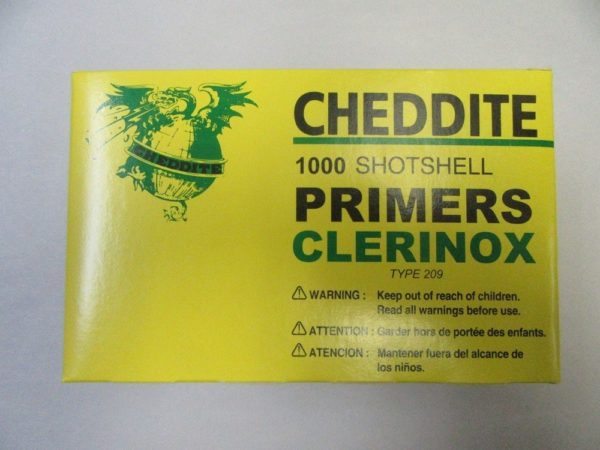 Cheddite - Shotshell 209 PRIMER 1000/BOX