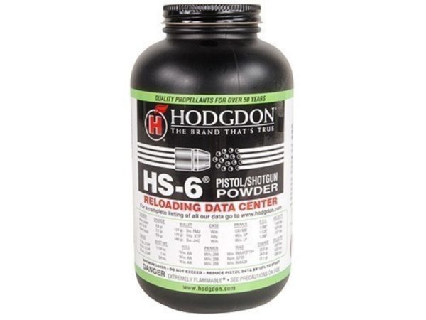 Hodgdon - HS-6 Smokeless Powder 1 lb