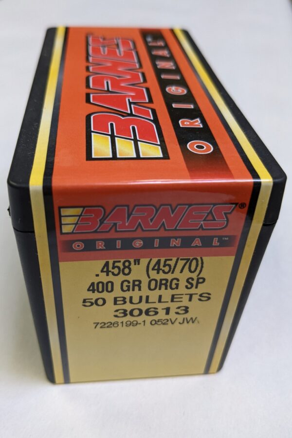 BARNES 45-70 (.458) 400gr BULLET ORIGINAL SSFB 50/Box
