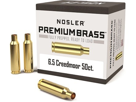 Nosler Brass 6.5 Creedmoor Unprimed 50/Box - Budget Shooter Supply