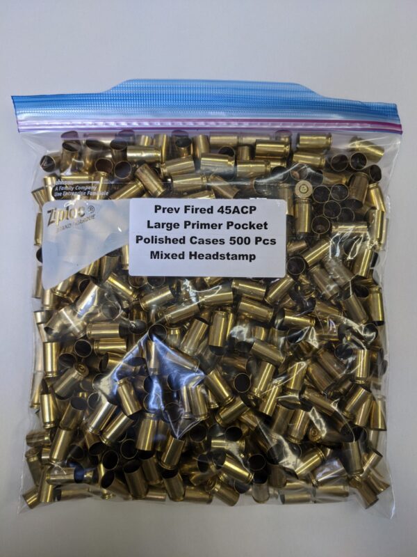 10MM - Once Fired Brass. Large Primer Pocket