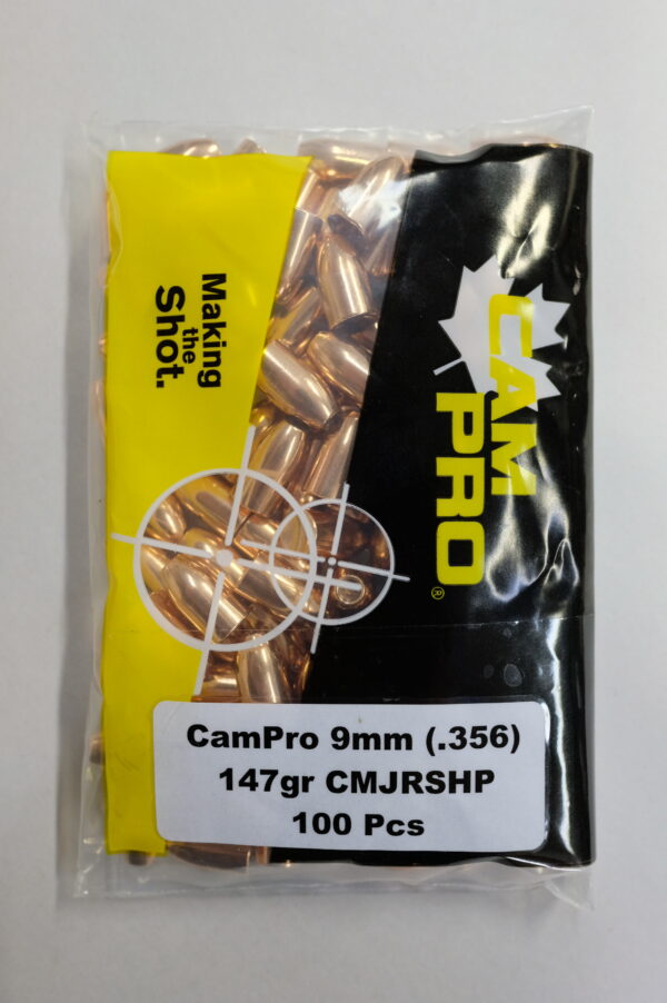 CamPro - 9mm (.356) 147gr RSHP 100/Bag