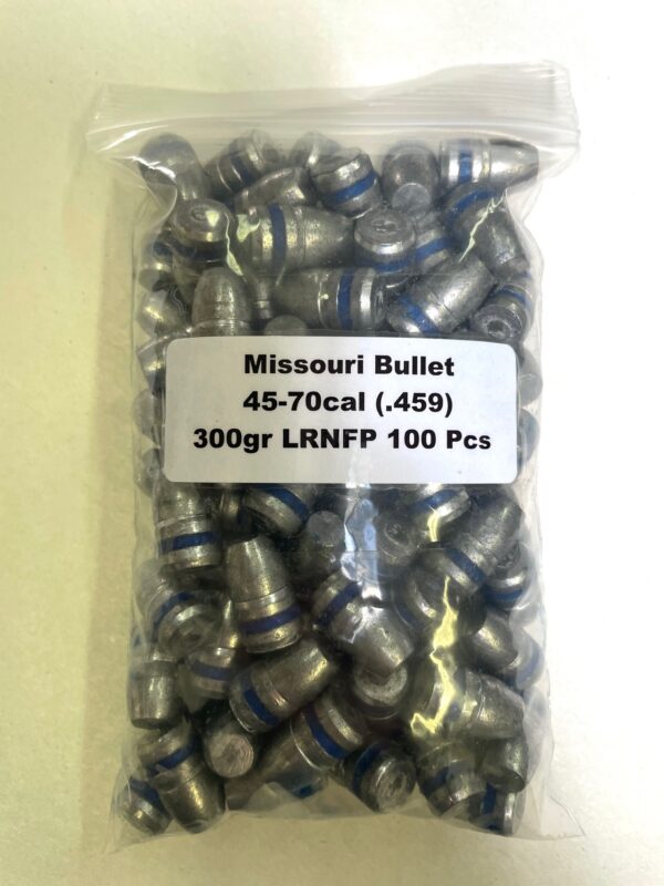 Missouri Bullet Co - 45-70 (.459) 300gr RNFP CAST LEAD BULLET 100/Bag